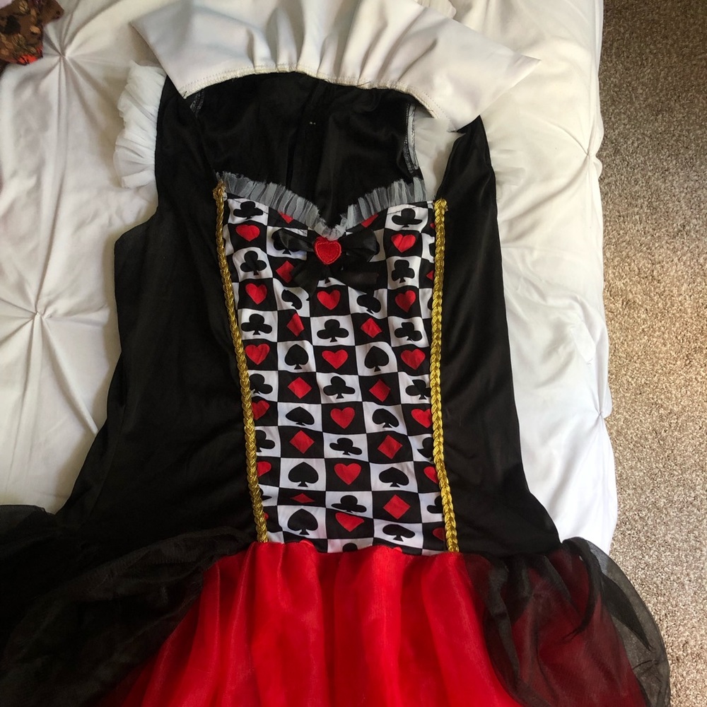 Alice and Wonderland Queen of Hearts Costume